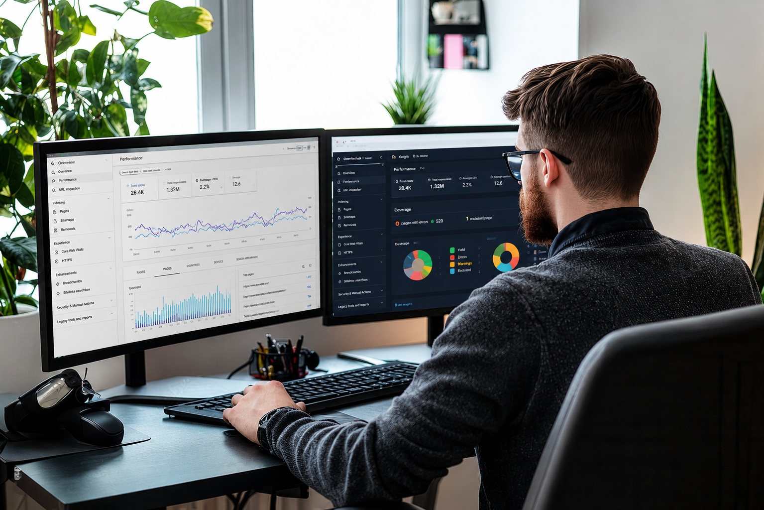 SEO dashboard and search visibility planning