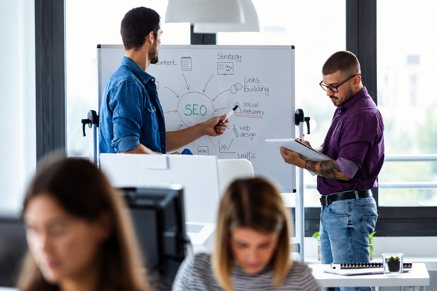 SEO analytics and search performance review